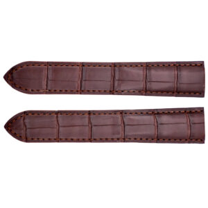16mm Brown Leather Women's Watch Strap KD93XN58