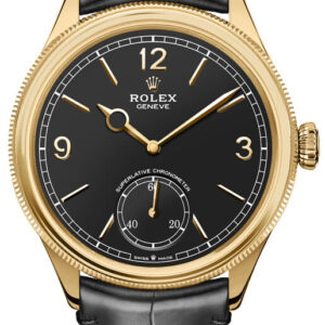 1908 Yellow Gold Black Dial 39mm Men's Watch 52508-0002