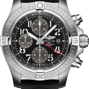Avenger Chronograph GMT 45 Black Dial Men's Watch A24315101B1S2