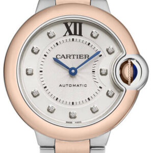 Ballon Bleu 33mm 18k Rose Gold & Steel Women's Watch W3BB0006