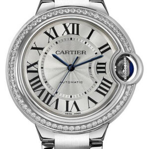 Ballon Bleu 33mm Steel Diamonds Women's Watch W4BB0023