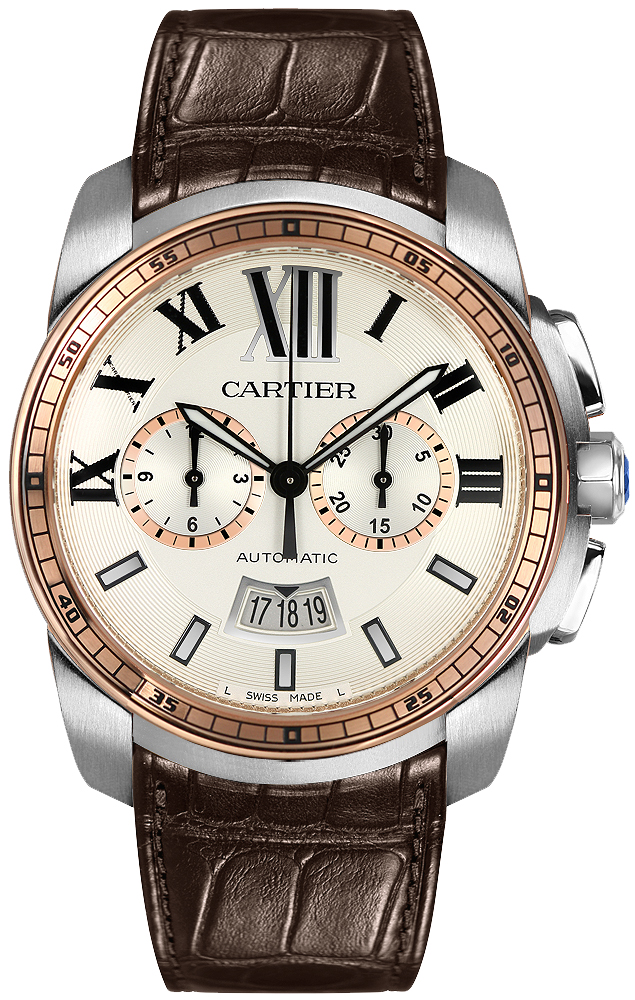 calibre de cartier mens luxury watch w7100043 calibre de cartier mens luxury watch w7100043