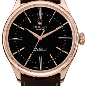 Cellini Time Black Dial Double Bezel Men's Watch 50505-0008