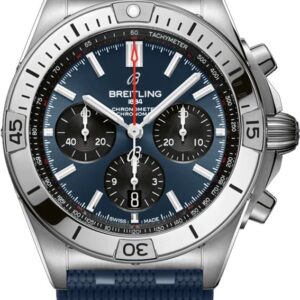 Chronomat B01 42 Blue & Black Dial Steel Men's Watch AB0134101C1S1