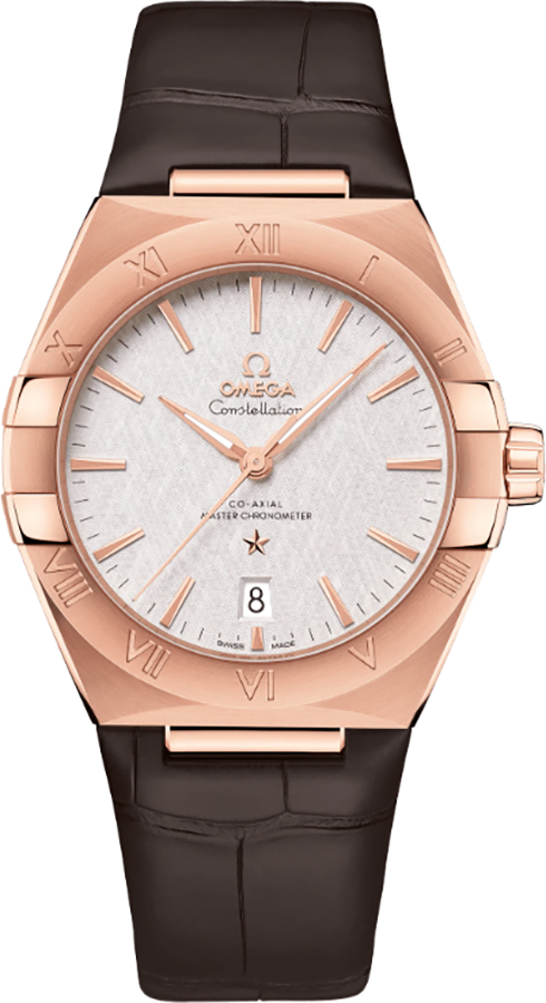constellation rose gold leather strap mens watch 13153392002001 constellation rose gold leather strap mens watch 13153392002001