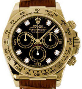 Cosmograph Daytona Black Dial Men's Watch 116518