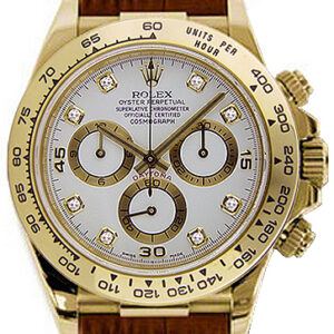 Cosmograph Daytona White Dial Men's Watch 116518