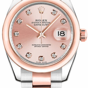 Datejust 31 Pink Diamond Dial Watch 178241-0033