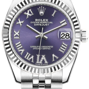Datejust 31 Purple Dial Jubilee Bracelet Women's Watch 278274-0026