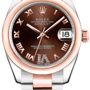 Datejust 31 Steel & Rose Gold Watch 178241-0074