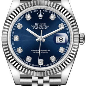 Datejust 36 Blue Dial Oystersteel Luxury Watch 126234-0037