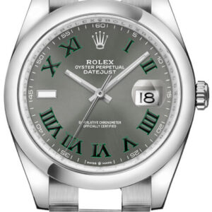 Datejust 36 Oystersteel Slate Dial Women's Watch 126200-0018