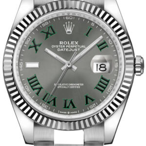 Datejust 36 Wimbledon Dial Midsize Luxury Watch 126234-0046