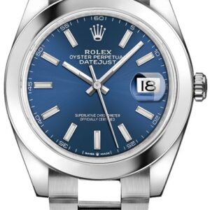 Datejust 41 Blue Dial Men's Watch 126300-0001