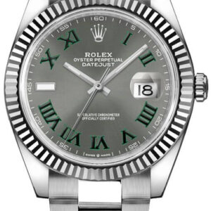 Datejust 41 Grey Dial Men's Watch 126334-0021