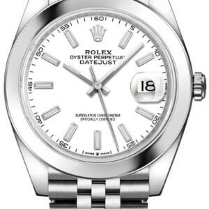 Datejust 41 White Dial Oystersteel Automatic Men's Watch 126300-0006