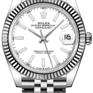 Datejust 41 White Gold & Steel Watch 126334-0010