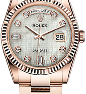 Day-Date 36 Mother of Pearl Dial Gold Watch 118235-0112