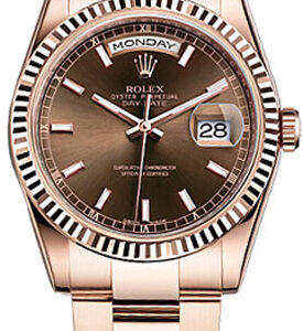 Day-Date 36 Solid 18K Rose Gold Watch 118235-0129