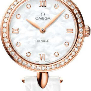 de ville prestige mother of pearl diamond womens watch 42458276055002