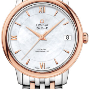 de ville prestige rose gold steel womens watch 42420332005002
