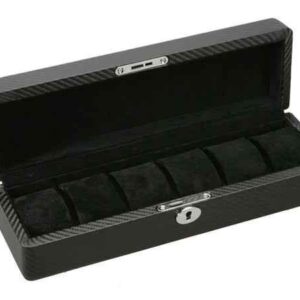 diplomat 6 piece carbon fiber watch box
