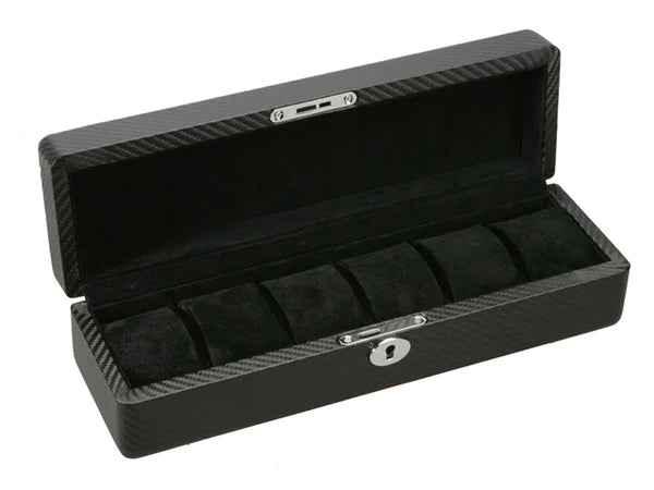 diplomat 6 piece carbon fiber watch box diplomat 6 piece carbon fiber watch box