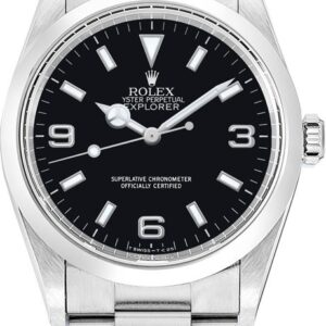 Explorer Black Dial 36mm Steel Unisex Watch 114270-0001