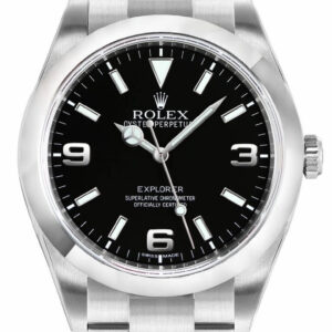 Explorer Black Dial 39mm Stainless Steel Men's Watch 214270-0001