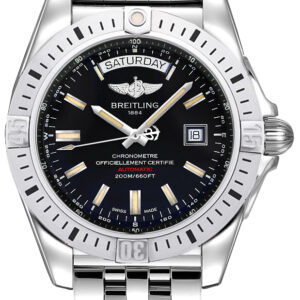 Galactic 44 Day Date Black Dial Men's Watch A45320B9/BD42-375A