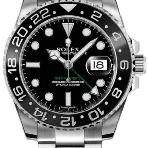 GMT-Master II Black Dial Oystersteel Men's Watch 116710LN-0001