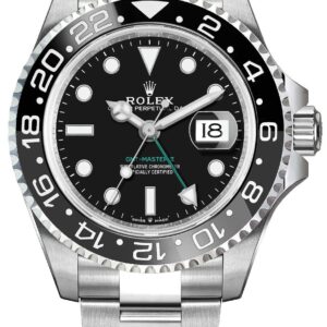 GMT-Master II Black & Grey Ceramic Bezel Men's Watch 126710GRNR-0004