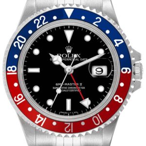 GMT-Master II Pepsi Blue & Red Bezel Jubilee Bracelet Men's Watch 16710