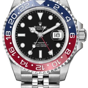 GMT-Master II Pepsi Oystersteel Jubilee Men's Watch 126710BLRO-0001