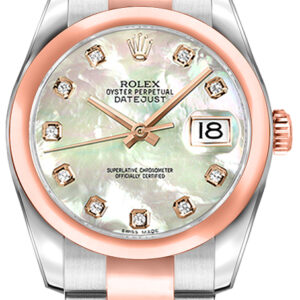 Lady-Datejust 26 Mother of Pearl Diamond Women's Watch 179161