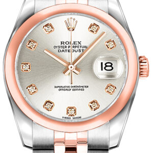 Lady-Datejust 26 Silver Diamond Jubilee Women's Watch 179161