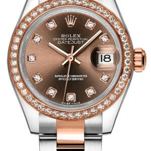 Lady-Datejust 28 Diamond Gold & Steel Watch 279381RBR-0012