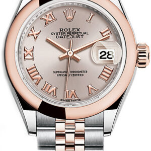 Lady-Datejust 28 Everose Gold & Steel Women's Watch 279161-0025