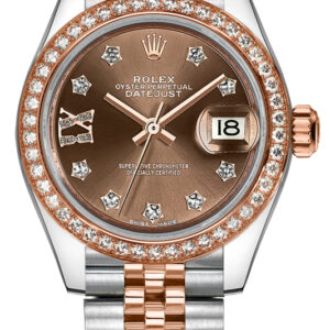 Lady-Datejust 28 Jubilee Bracelet Gold & Steel Watch 279381RBR-0003