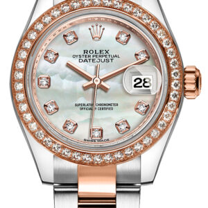 Lady-Datejust 28 Mother of Pearl Diamond Watch 279381RBR-0014