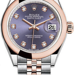 Lady-Datejust 28 Purple Dial Women's Watch 279161-0015