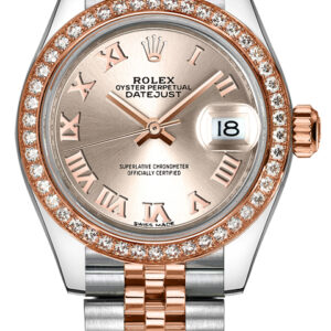 Lady-Datejust 28 Rose Gold & Steel Jubilee Bracelet Watch 279381RBR-0005