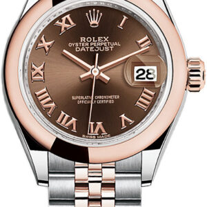 Lady-Datejust Chocolate Roman Dial Women's Watch 28 279161-0009