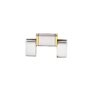 must 21 stainless steel 18k yellow gold 16mm link w10072r6