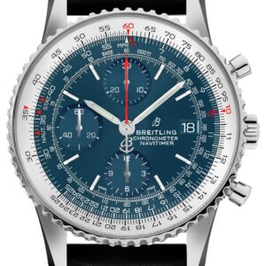 Navitimer Chronograph 41 Blue Dial Black Leather Men's Watch A13324121C1X2