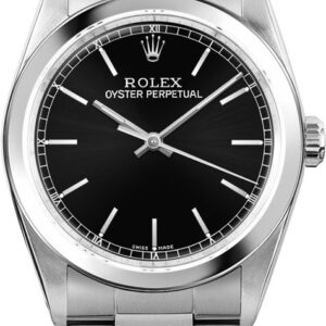 Oyster Perpetual 31 Black Dial Steel Women's Watch 77080
