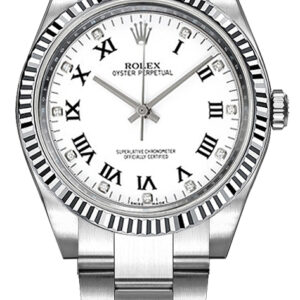 Oyster Perpetual 31 Gold & Steel Diamond Watch 177234