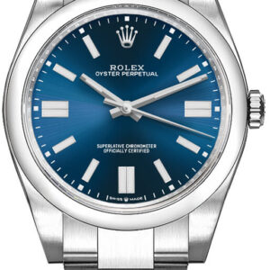 Oyster Perpetual 41 Blue Dial Domed Bezel Men's Watch 124300-0003