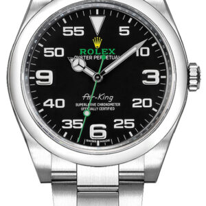 Oyster Perpetual Air-King Black Dial Men's Watch 116900-0001