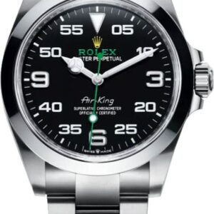 Oyster Perpetual Air-King Black Dial Men's Watch 126900-0001